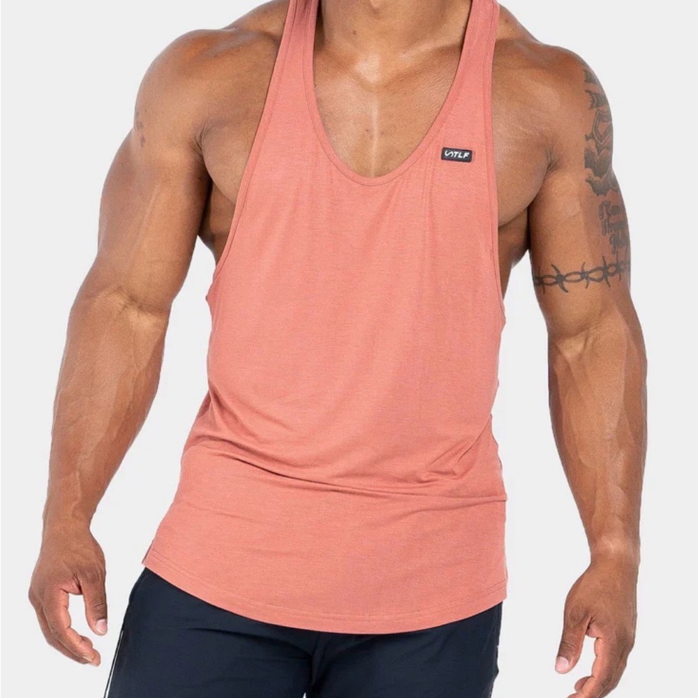 ⭐️ NWT Men's TLF Dusty Terracotta Tank Top